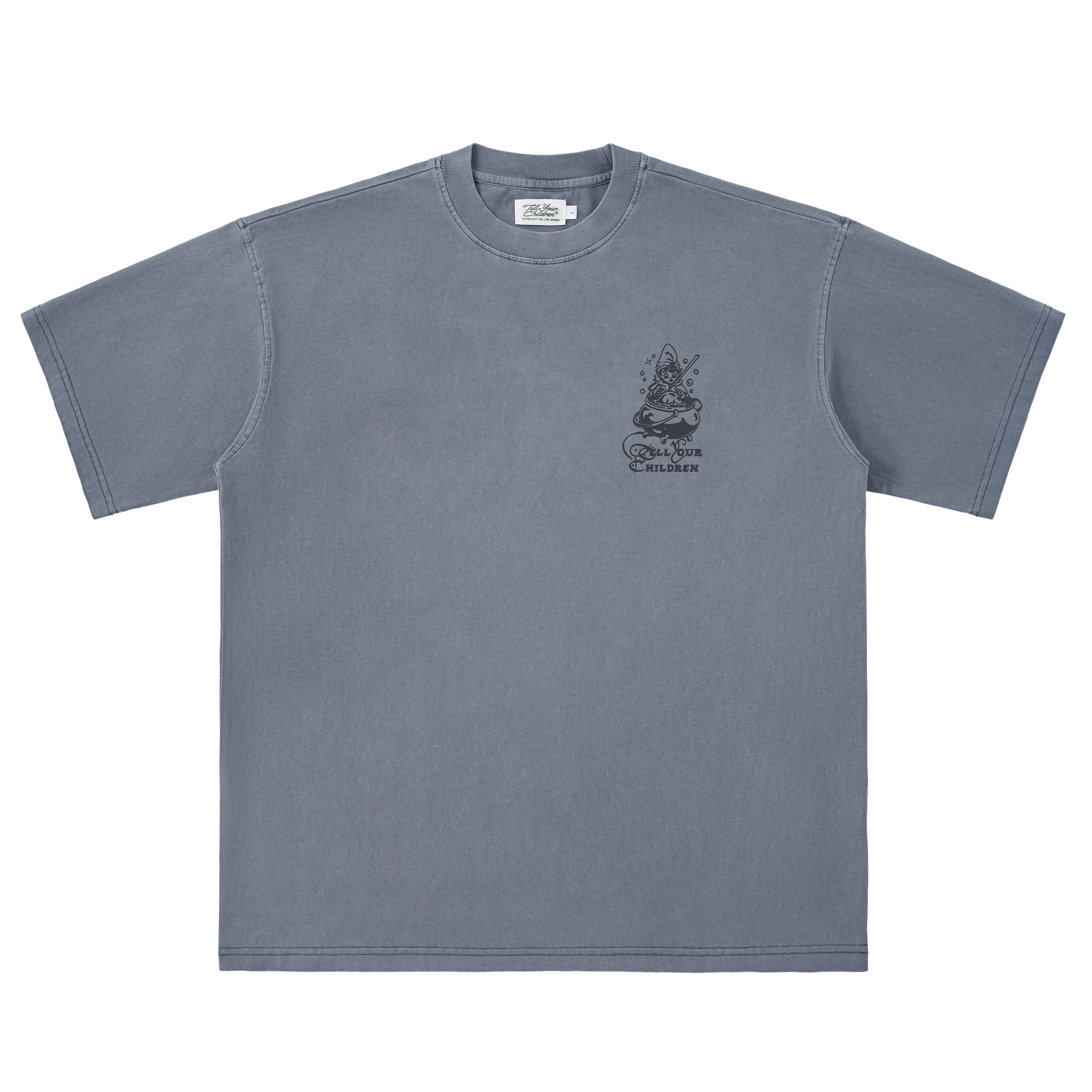 Forest Elf Tee – Faded Blue