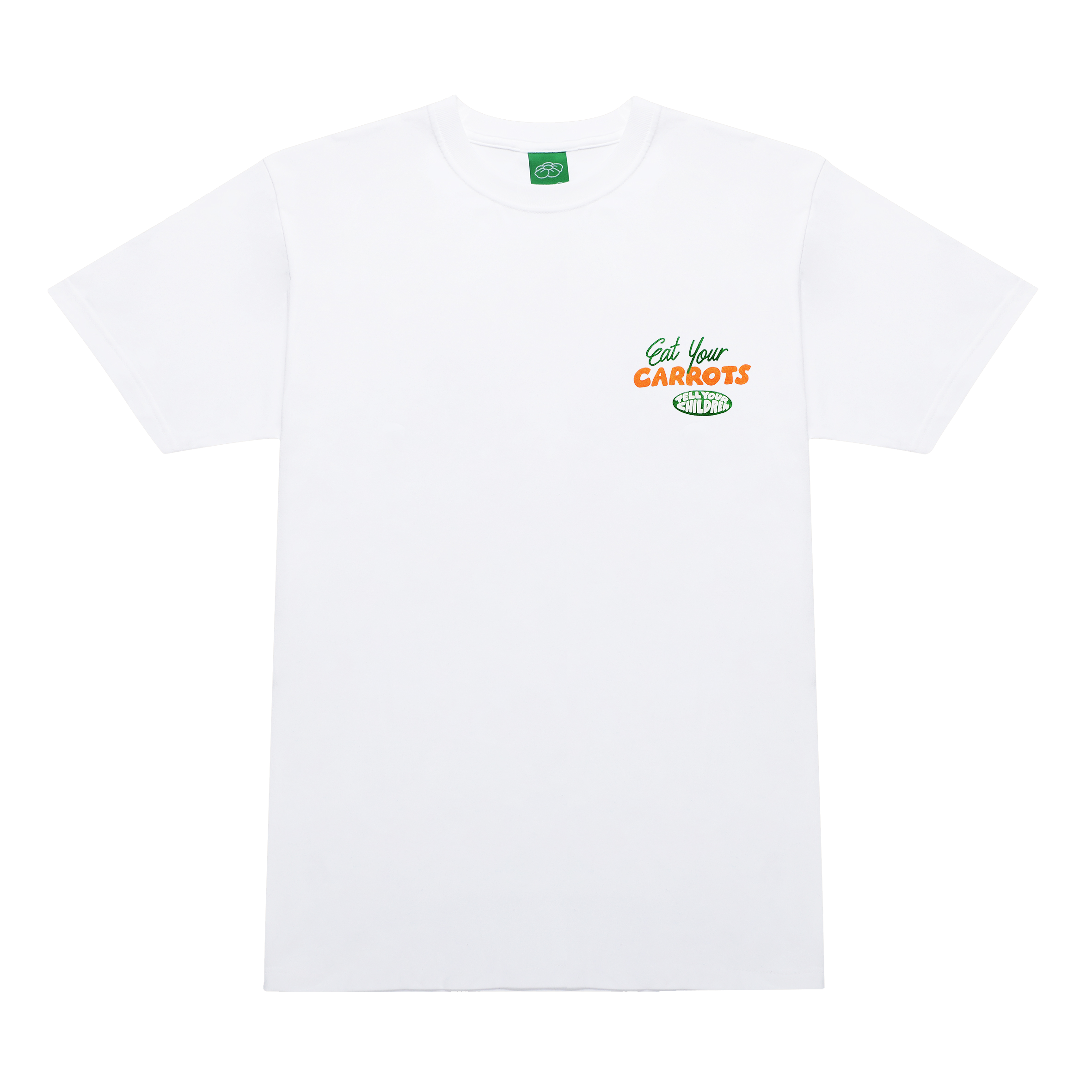 'Eat Your Carrots ' Tee - TYC x Carrots - White