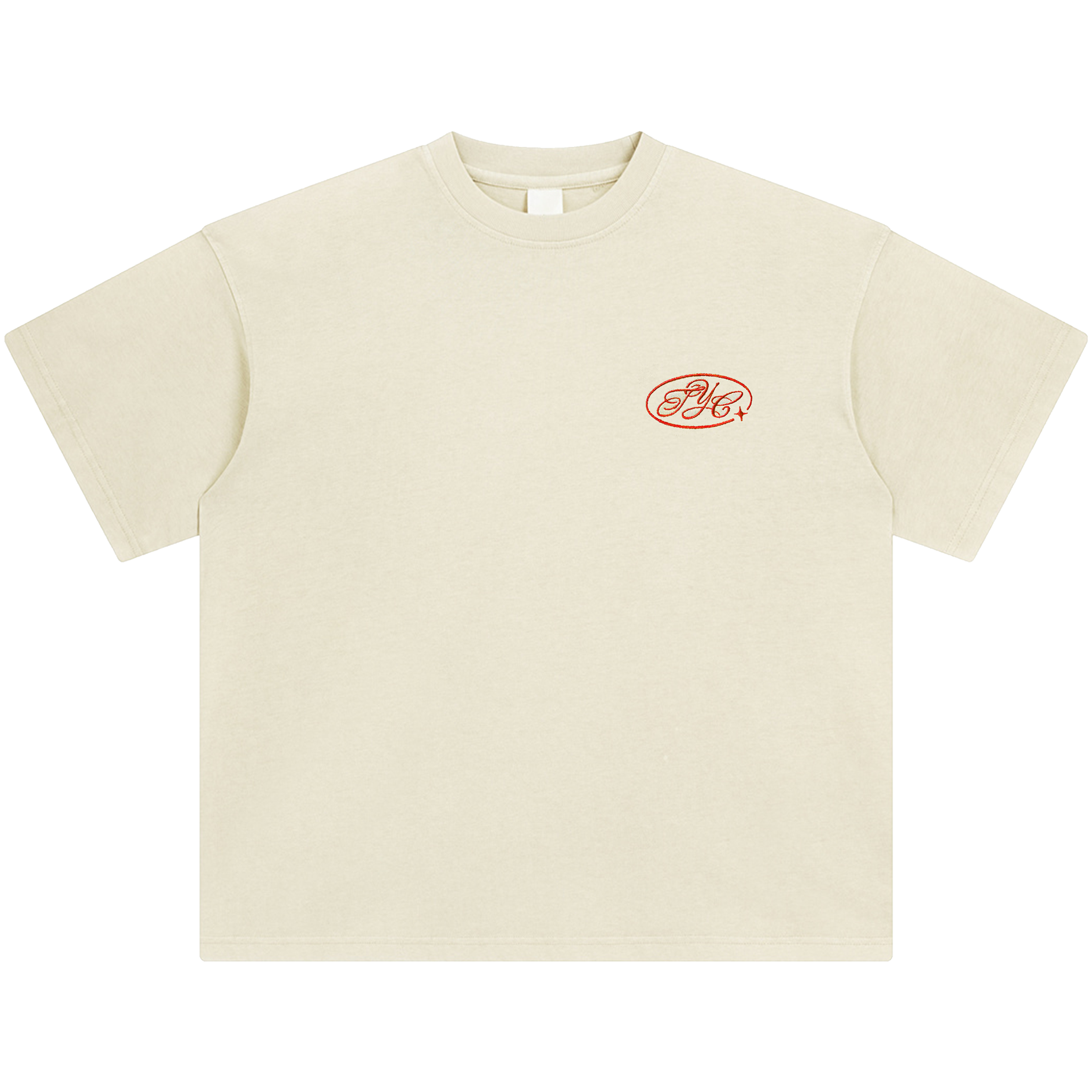 Script Wordmark Tee – Off White