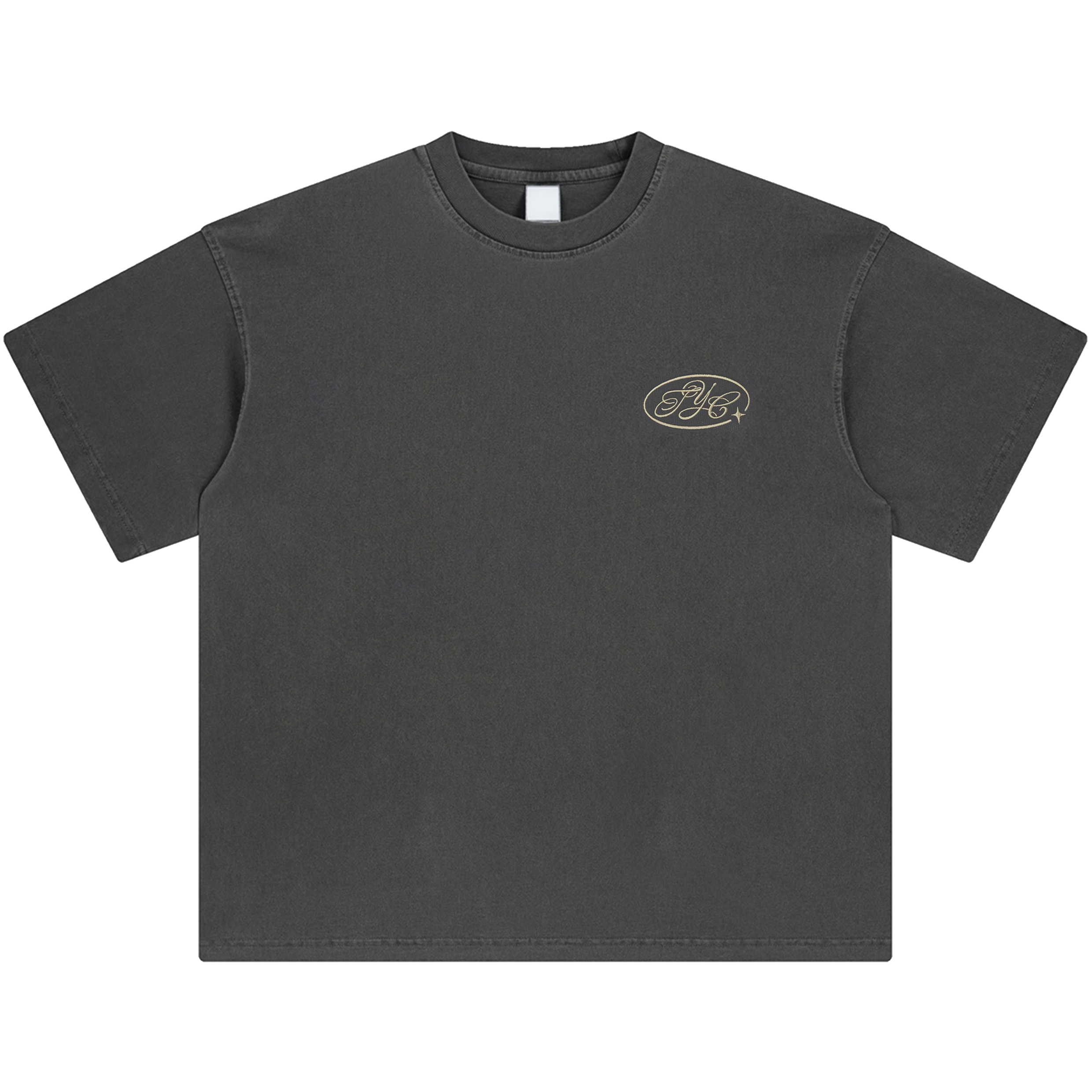 Script Wordmark Tee – Dark Grey