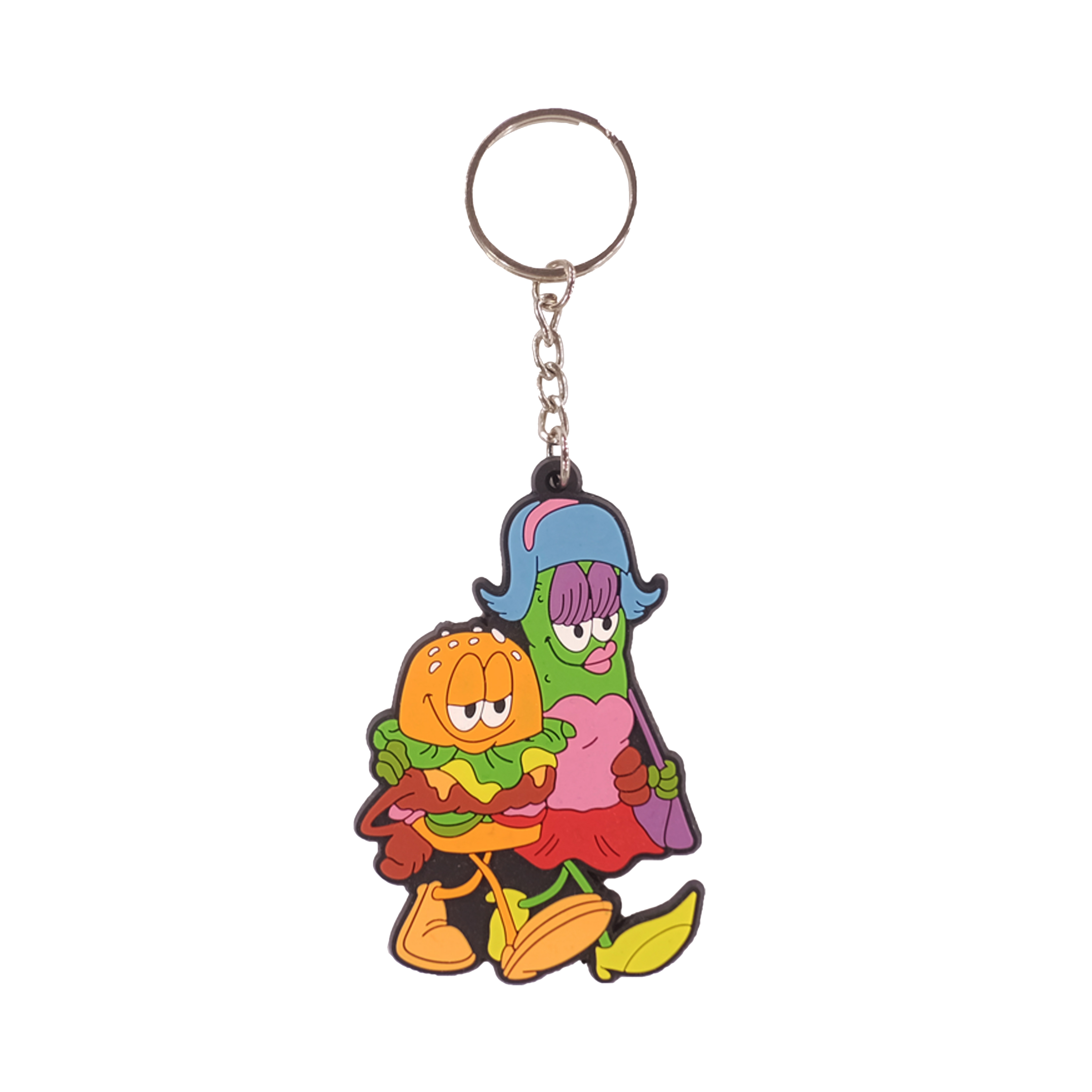 Peek - Burger Pickle Keychain