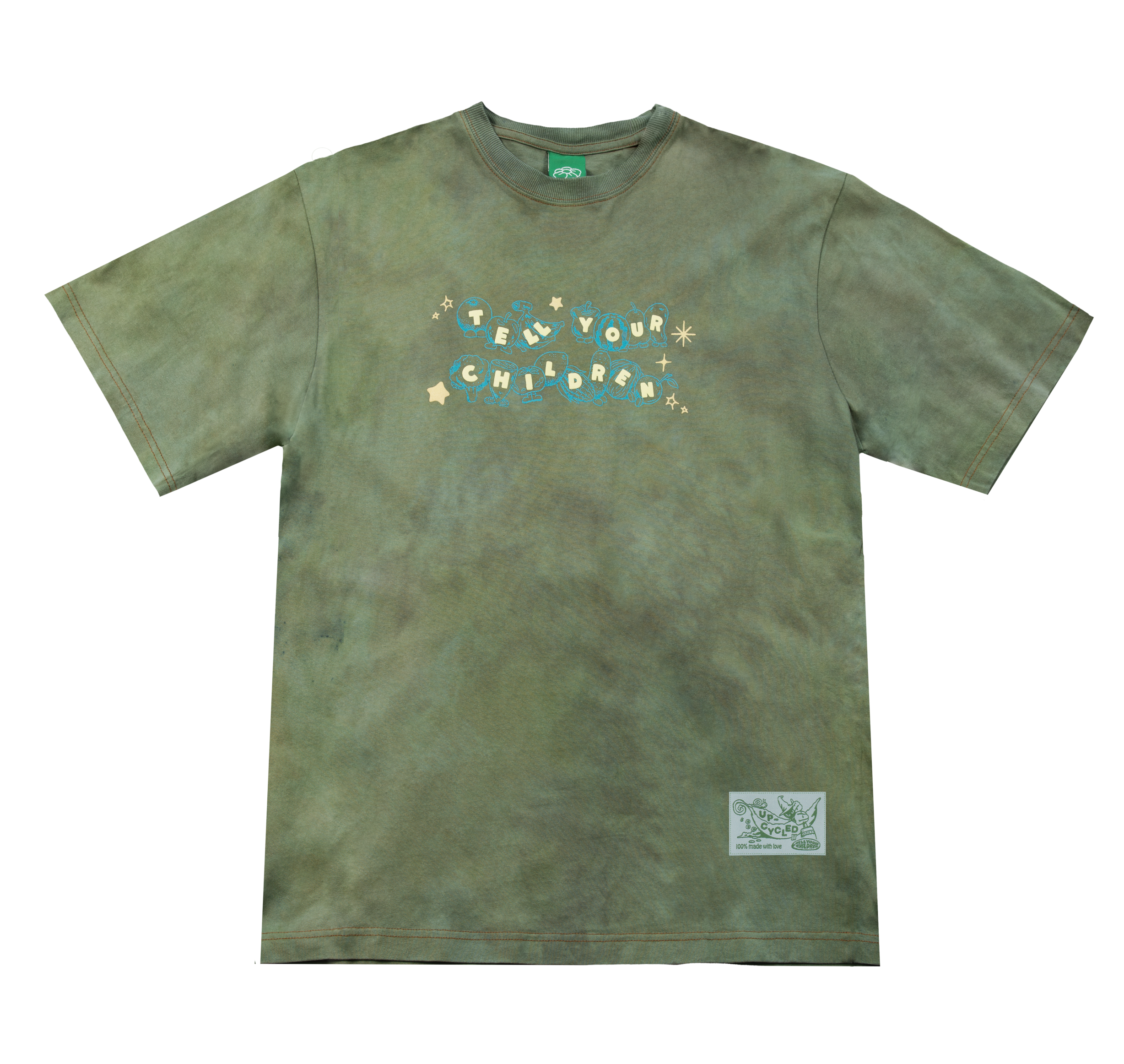 FnV Remix: Wordmark Tee - Moss